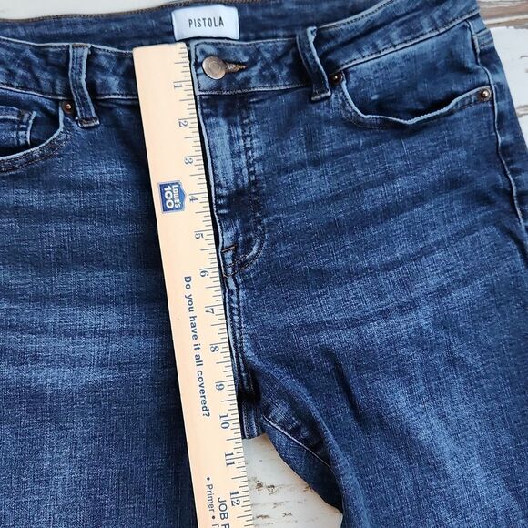 Pistola -19 Revolve P6731MTW-MDYL High-Rise Stretch Skinny Jeans 31 - Picture 7 of 8